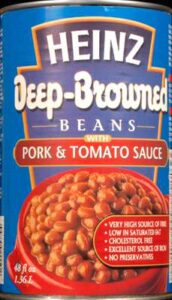 HEINZ BEANS DEEP BROWN W/ PORK