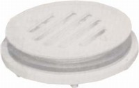 SHOWER DRAIN ABS WHITE GRID
