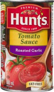 HUNTS GARLIC TOMATO SAUCE