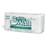 WHITE SWAN BEV NAPKIN   1 PLY/4FD