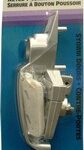 SCREEN DOOR PUSH BUTTON KEYED WHITE