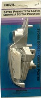 SCREEN DOOR PUSH BUTTON KEYED WHITE