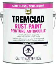 RUST PAINT GLOSS BLACK 3.78-L