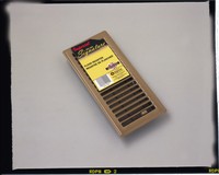 METAL FLOOR REGISTER 2 1/4X12 BROWN