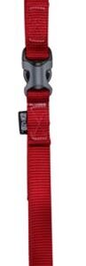 NYLON LEAD WITH HANDLE RED SIZE L