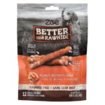 TWISTS FOR DOGS PEANUT BUTTER 12 PK
