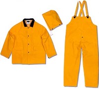PVC RAINSUIT YELLOW SIZE XL
