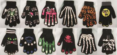 HALLOWEEN GLOVE ONE SIZE ASSORTED