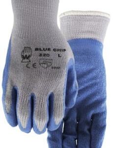 GRIPPER GLOVE BLUE SIZE M