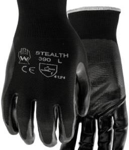 GRIPPER GLOVE BLACK SIZE L