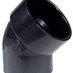 ABS ELBOW STREET 45 DEGREE 4-IN