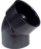ABS ELBOW STREET 45 DEGREE 4-IN