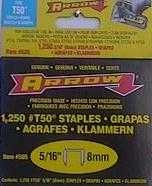STAPLES STEEL T50 5/16-IN 1250 PACK