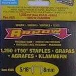 STAPLES STEEL T50 5/16-IN 1250 PACK