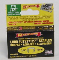 STAPLES STEEL JT21 3/8-IN 1000 PACK