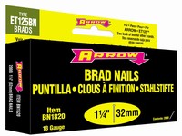 BRAD NAIL BROWN 3/4-IN 2000 PACK