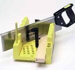 MITRE BOX WITH CAM PINS AND SAW SET