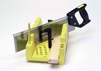 MITRE BOX WITH CAM PINS AND SAW SET