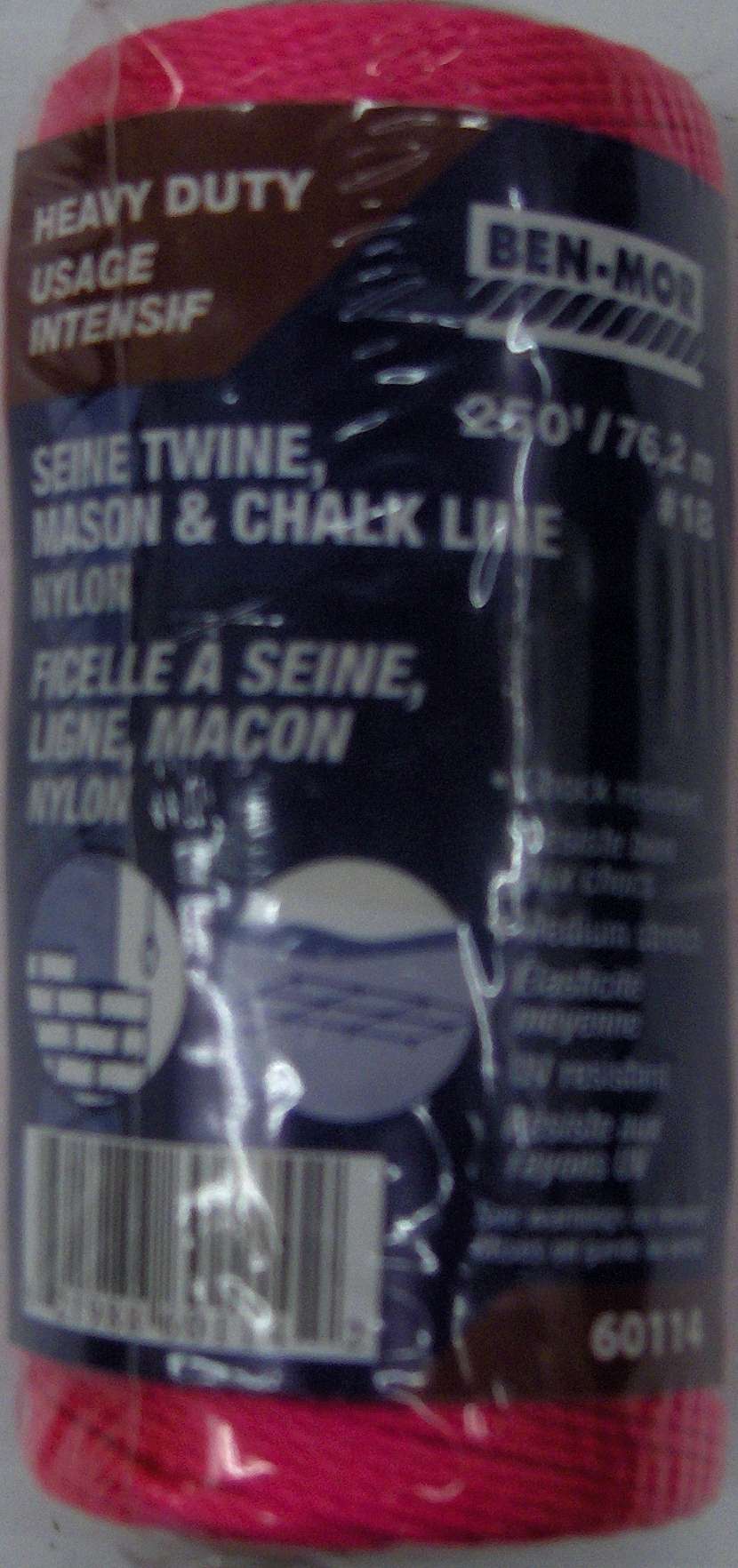 MASON LINE #18 TWISTED PINK 250-FT