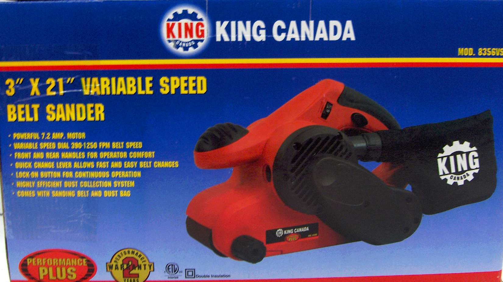 6.0A CORDED BELT SANDER 3 X 21-IN