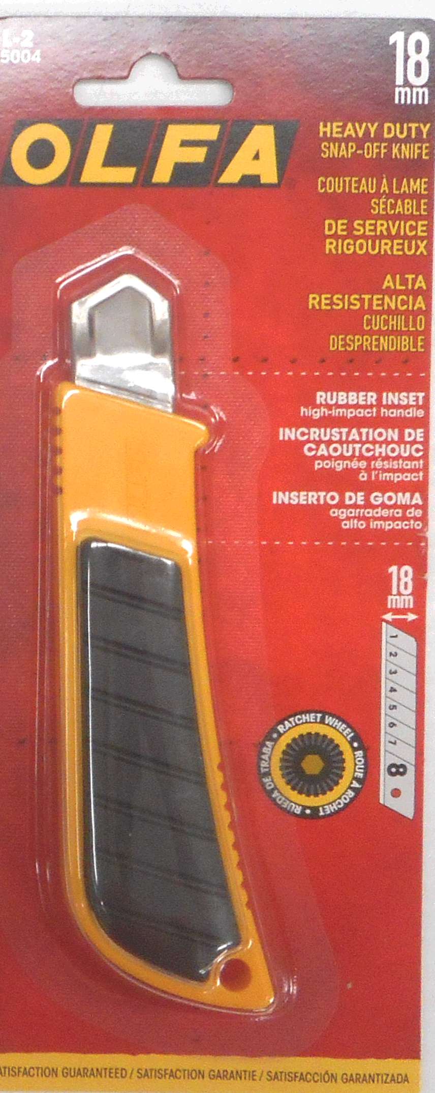UTILITY KNIFE ANTI SLIP 18-MM