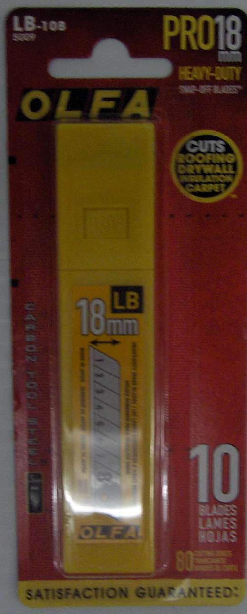 SNAP-OFF BLADE 18-MM 10 PACK