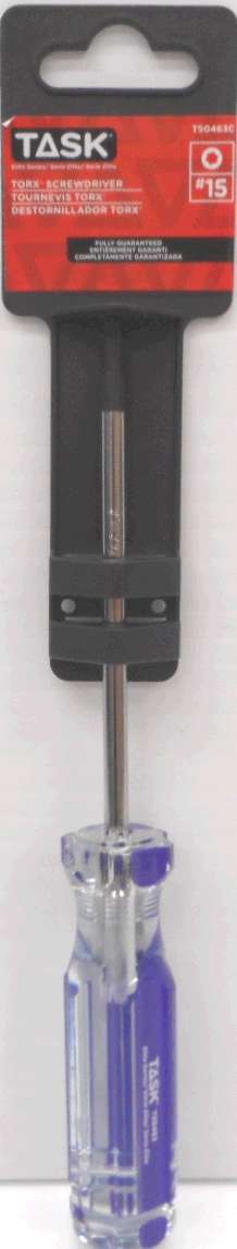 SCREWDRIVER TORX #15 4-IN