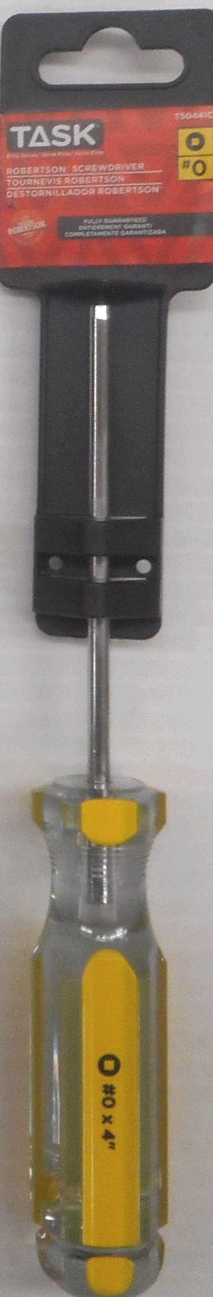 SCREWDRIVER ROBERTSON #0 4-IN