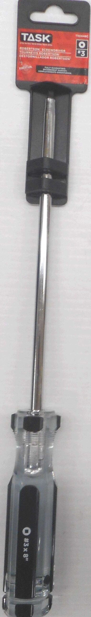 SCREWDRIVER ROBERTSON #3 8-IN