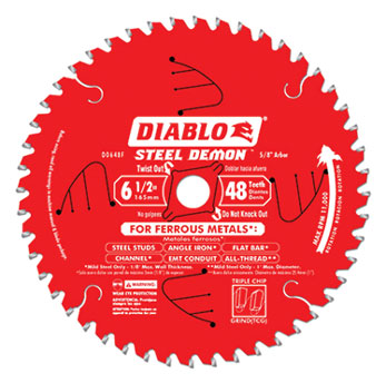 SAW BLADE FERROUS 6 1/2-IN 48 TOOTH
