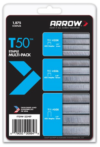 Staples T50 Multi-Pack 625 Piece — 1875 Pack