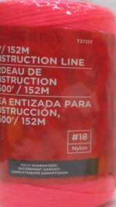CONSTRUCTION LINE PINK 500-FT