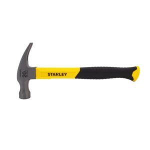 CLAW HAMMER FIBERGLASS HANDLE 20-OZ