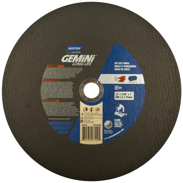 CHOP SAW CUTTING WHEEL 12 X 7/64-IN