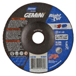 CUTTING WHEEL METAL 4 X 5/8-IN