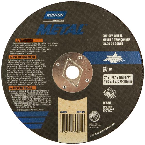 METAL CUTTING WHEEL 7-IN
