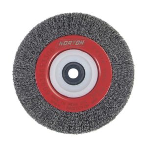 CRIMPED WIRE WHEEL BRUSH 6 X 1/4-IN