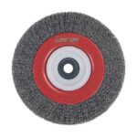CRIMPED WIRE WHEEL BRUSH 6 X 1/4-IN