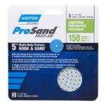 POWER SANDING DISC 150 GRIT 5IN 3PK