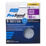 HOOK & SAND DISC 80 GRIT 5-IN 10 PK