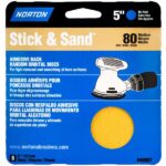 SANDING DISC 80 GRIT 5-IN 5 PACK