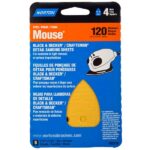 SANDING SHEET 120 GRIT 4 HOLE 5 PK