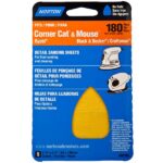 SANDING SHEET 180 GRIT NO HOLE 5 PK