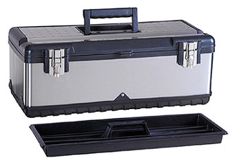 TOOL BOX STAINLESS STEEL 22.5-IN