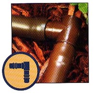 BARBED ELBOW 1/2-IN