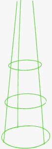 TOMATO SUPPORT CAGE LIME