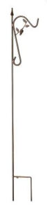 SINGLE SHEPHERD HOOK COPPER 84-IN