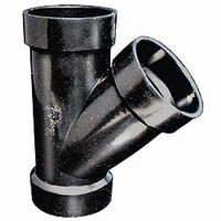 ABS WYE 45 DEGREE 1 1/2-IN