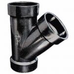 ABS WYE 45 DEGREE 1 1/2-IN