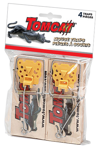 WOODEN MOUSE TRAP 4 PACK